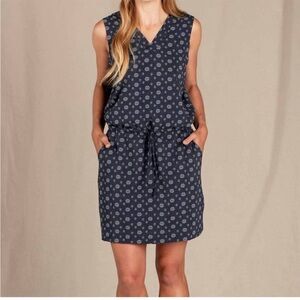Toad&Co Sunkissed Liv Nightsky Bandana Print Dress Size Large